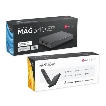 MAG540 IPTV Box – Linux Set-Top Box with 4K & HEVC