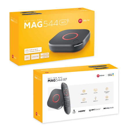 MAG544w3 IPTV Box – Linux Set-Top Box with 4K & HEVC