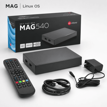 MAG540 IPTV Box – Linux Set-Top Box with 4K & HEVC