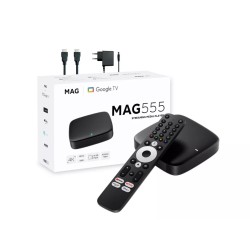 MAG555 IPTV Set-Top Box with Google TV™ – 4K HDR & Dolby Digital