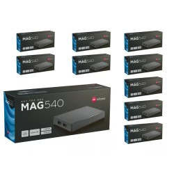 MAG540 x10 Pack – 4K Linux IPTV Set-Top Boxes Wholesale