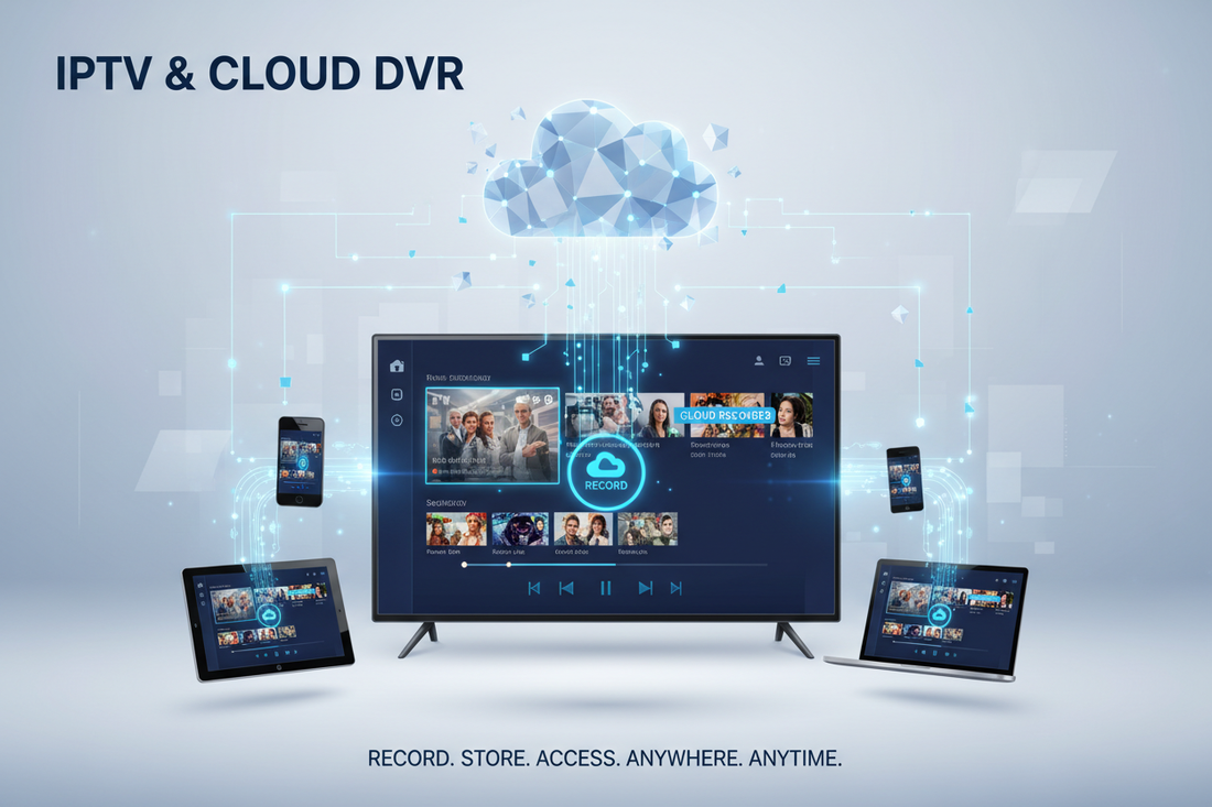 IPTV and Cloud DVR: How to Record and Store Shows in the Cloud