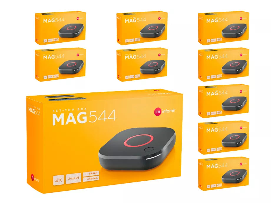 MAG544 Pack x10 | Infomir 4K Linux IPTV/OTT Player